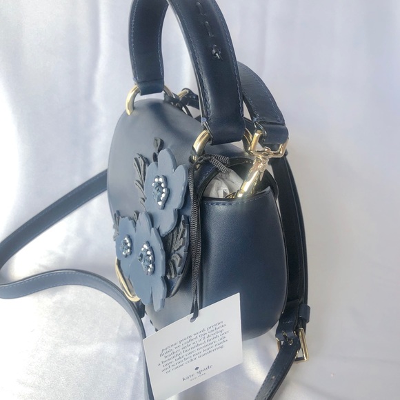 NWT Kate Spade Madison Ave Alpine Drive Mackie Navy Multi PXRU9064 - Picture 4 of 8